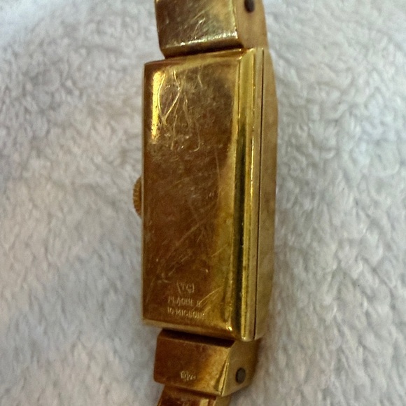 Rovano Gold Watch set in Green Starry Gold Bangle main image 6